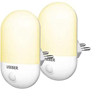 Veilleuse LED, [Lot de 2] Useber Lampe Nuit Automatique Plu…