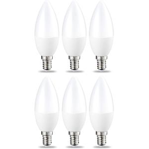 Amazon Basics Lot de 6 petites ampoules LED en forme de fla…