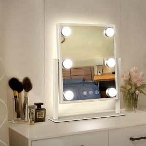 TUREWELL Hollywood Miroir de Maquillage Lumineux avec 3 lum…
