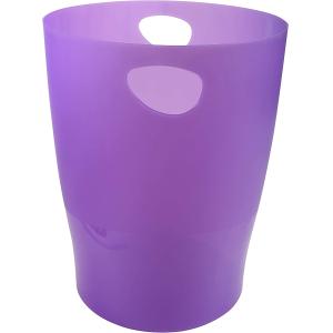 EXACOMPTA Corbeille à papier Iderama 15 L violet translucid…