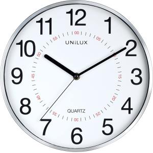 Unilux Aria Horloge Murale 30.5cm Systeme Quartz avec Doubl…