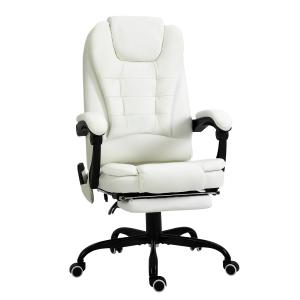 Vinsetto Fauteuil de bureau massant chaise ergonomique avec…