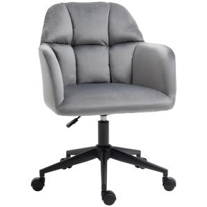 Vinsetto Chaise de bureau ergonomique pivotante 360° avec h…