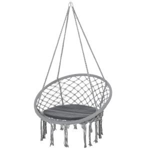 Outsunny Chaise suspendue chaise hamac de voyage portable Ø…
