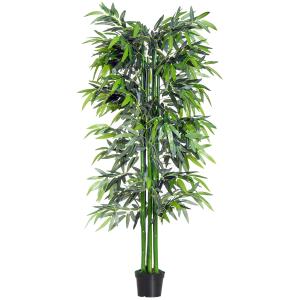 Outsunny Bambou Artificiel plantes artificielle XXL 1,80H m…