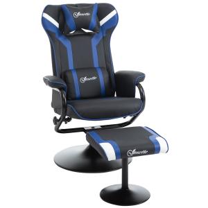 Vinsetto Fauteuil gaming inclinable pivotant avec repose-pi…