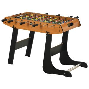 HOMCOM Baby-foot table de Babyfoot pliable dim. 98L x 42l x…