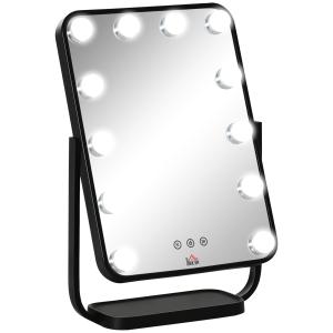 HOMCOM Miroir maquillage Hollywood LED tactile inclinable 1…
