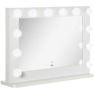 HOMCOM Miroir maquillage Hollywood pour coiffeuse grand mir…