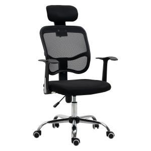 Vinsetto Fauteuil chaise de bureau pivontant à 360° ergonom…