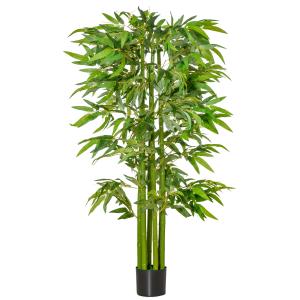 HOMCOM Arbre artificiel bambou plante artificielle hauteur…