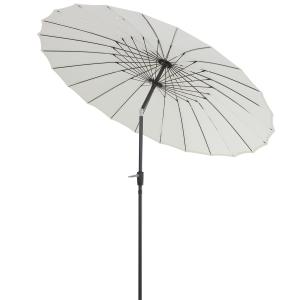 Outsunny Parasol inclinable rond avec manivelle aluminium f…