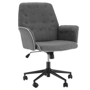 HOMCOM Fauteuil chaise de bureau ergonomique hauteur réglab…