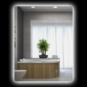 kleankin Miroir rectangulaire mural lumineux LED de salle d…