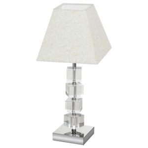 HOMCOM Lampe en cristal lampe de table design contemporain…