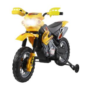HOMCOM Moto Cross électrique enfant 3 à 6 ans 6 V phares kl…