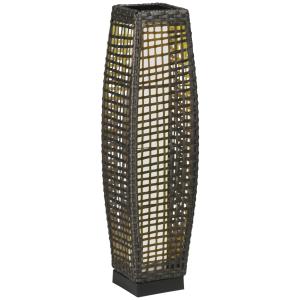 Outsunny Lampe à poser luminaire LED de jardin solaire en r…