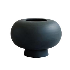 101 Copenhagen - Kabin Vase, Fat, Ø 35 cm, noir