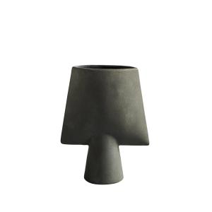 101 Copenhagen - Sphere Vase Square Mini, gris foncé