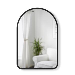 Umbra - Hubba Arched Miroir mural, 91 x 61 cm, noir