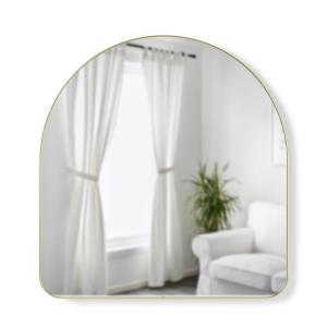 Umbra - Hubba Arched Miroir mural, 91 x 86 cm, laiton