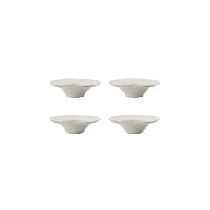 House Doctor - Pion Coquetier, gris / blanc (jeu de 4)