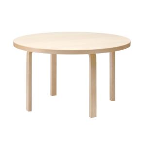 Artek - Aalto Table de salle à manger, Ø 125 cm, bouleau na…