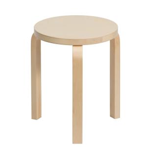 Artek - 60 Tabouret, placage bouleau