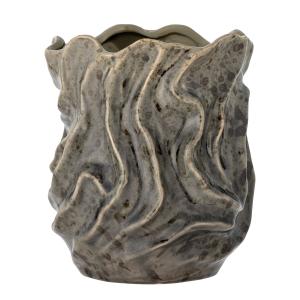Bloomingville - Soumia Vase, H 19 cm, gris