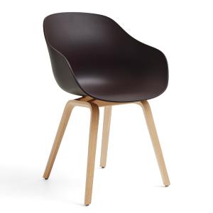 HAY - About a Chair AAC 222, chêne laqué / raisin 2. 0