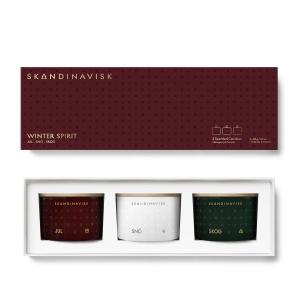 Skandinavisk - Set de bougies Mini, Winter Spirit (set de 3)