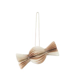 Broste Copenhagen - Caramel Pendentif, blanc cassé / brun n…