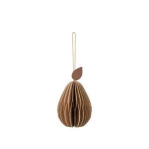 Broste Copenhagen - Pear Pendentif, natural brown
