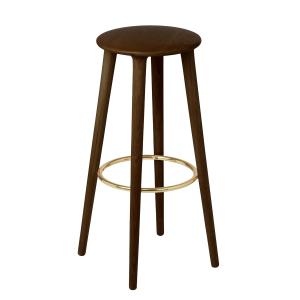 UMAGE - The Socialite Tabouret de bar H 77,5 cm, chêne fonc…