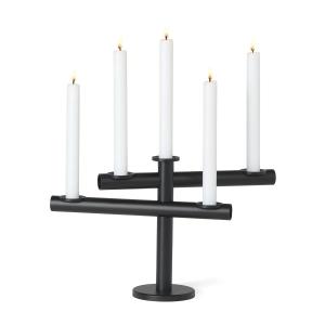 Frederik Roijé - Light my Fire, Bougeoir, noir