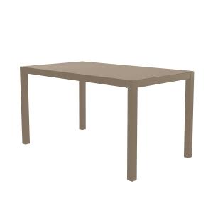 Fiam - Aria Table à rallonges, 140 / 200 x 80 cm, taupe