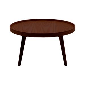 Softline - Alma Table d'appoint, large, noyer laqué