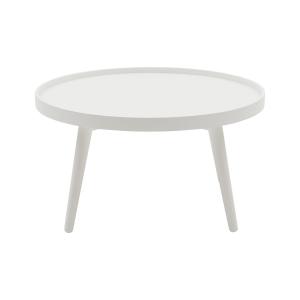 Softline - Alma Table d'appoint, large, laquée blanc