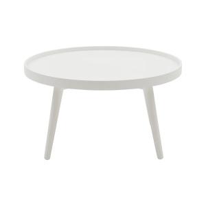 Softline - Alma Table d'appoint, large, laquée blanc