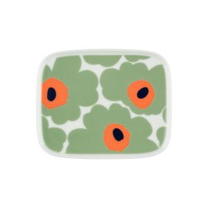 Marimekko - Oiva Unikko Plateau de service, 15 x 12 cm, bla…