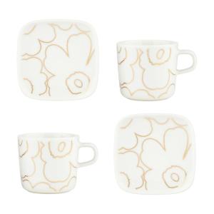 Marimekko - Oiva Piirto Unikko Gobelet avec anse & Assiette…