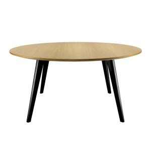 Thonet - 1545 Table de salle à manger, Ø 158 cm, chêne vern…