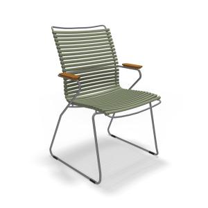 HOUE - CLICK Outdoor Dining fauteuil à haut dossier, vert o…