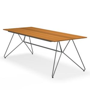 HOUE - SKETCH Table d'extérieur 220 x 88 cm, bambou