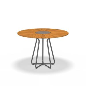 HOUE - CIRCLE Outdoor Table Ø 110 cm, bambou