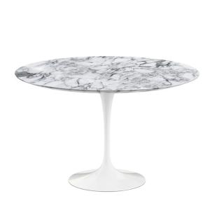 Knoll - Saarinen Tulip Table de bistrot Ø 120 cm, blanc / M…