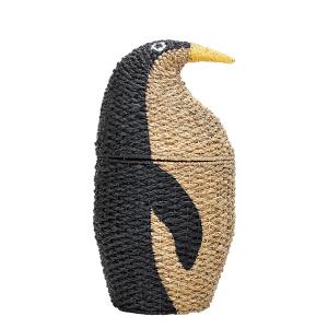 Bloomingville - Panier de rangement pingouin, Ø 37 x H 69 c…