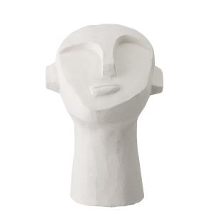 Bloomingville - sculpture de tête abstraite H 22 cm, béton…