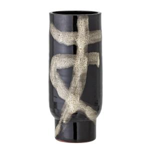 Bloomingville - Vefa Vase, H 28,5 cm, noir