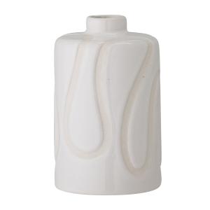 Bloomingville - Elice Vase, H 13 cm, blanc